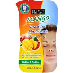 Beauty Formulas  Mango maseczka glinkowa z minerałami Morza Martwego 15 ml