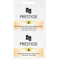 AA Prestige  Maseczka oczyszczająca z białą glinką 2 x 5 ml