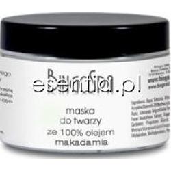 BingoSpa Pielęgnacja twarzy Maska do twarzy ze 100% olejem makadamia 120 g