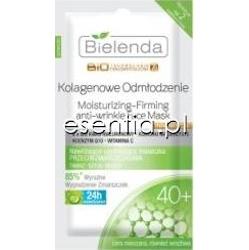 Bielenda Biotechnologia Ciekłokrystaliczna 7D Kolagenowe Odmłodzenie 40+ Nawilżająco ujędrniająca maseczka przeciwzmarszczkowa 10 g