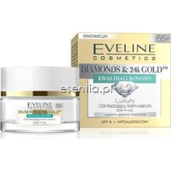 Eveline  Diamonds & 24K Gold Odmładzający krem + serum na dzień i noc 65+ 50 ml