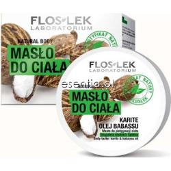Flos-Lek Natural Body Masło do ciała karite & olej babassu 240 ml