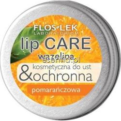 Flos-Lek Lip Care Wazelina kosmetyczna do ust - pomarańczowa 15 g