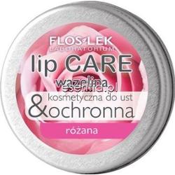 Flos-Lek Lip Care Wazelina kosmetyczna do ust - różana 15 g