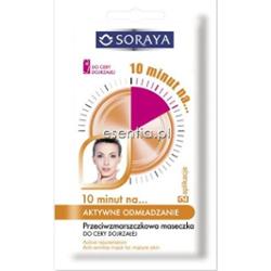 Soraya 10 minut na... Aktywne odmładzanie - Przeciwzmarszczkowa maseczka do cery dojrzałej 2 x 5 ml