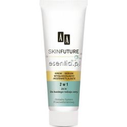 AA Cosmetics Skin Future 45+ Krem + serum wygładzająco-rozświetlające 2w1 15 ml