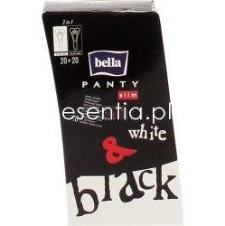 Bella Panty Wkładki higieniczne Slim Black & White op. / 40 szt.