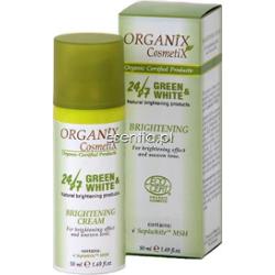 OrganiX CosmetiX 24/7 Green & White Uniwersalny krem rozjaśniający przebarwienia 50 ml