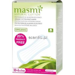 Masmi  Wkładki higieniczne o anatomicznym kształcie -100% bawełny organicznej op./30 szt.