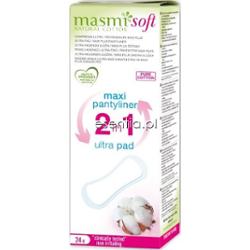 Masmi  Podpaski 2w1 - do użycia jako wkładka ze skrzydełkami lub podpaska op./24 szt.