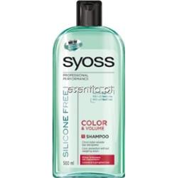 Syoss Silicone-Free Szampon do włosów Color & Volume 500 ml