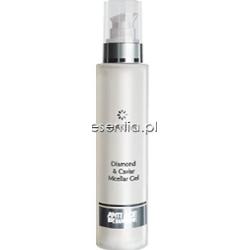 Clarena Diamond & Meteorite Line Diamond & Caviar Micellar Gel - Żel micelarny z diamentem i kawiorem 200 ml