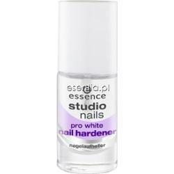 Essence  Studio Nails Lakier do paznokci Pro White Nail Hardener 