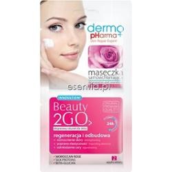 DermoPharma+ Beauty2GO Maseczka samowchłaniająca - regeneracja i odbudowa 2 x 5 ml