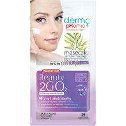 DermoPharma+ Beauty2GO Maseczka samowchłaniająca - lifting i ujędrnienie 2 x 5 ml