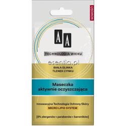 AA Technologia Wieku Maseczki Maseczka aktywnie oczyszczająca 10 ml