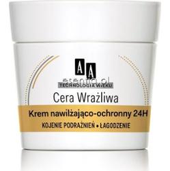 AA Technologia Wieku Cera wrażliwa Krem nawilżająco - ochronny do każdego rodzaju cery 24h 50 ml