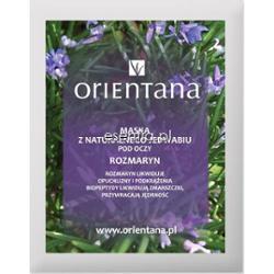 Orientana  Maska z naturalnego jedwabiu pod oczy Rozmaryn 