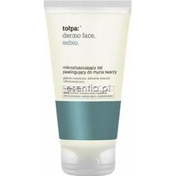 Tołpa dermo face. sebio. Mikrozłuszczający żel peelingujący do mycia twarzy 150 ml