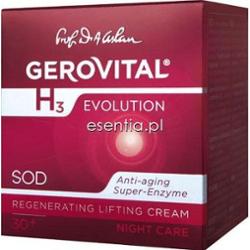 Gerovital H3 Evolution Krem regenerująco - liftingujący na noc 30+ 50 ml