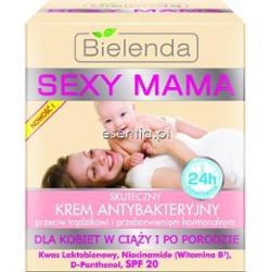 Bielenda Sexy Mama Skuteczny krem antybakteryjny przeciw trądzikowi i przebarwieniom hormonalnym SPF20 