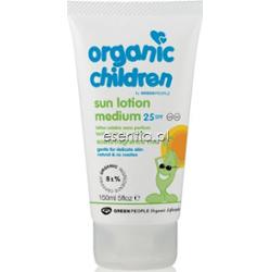 Green People  Bezzapachowe mleczko do opalania dla dzieci SPF 25 150 ml