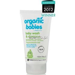 Green People  Bezzapachowy żel myjący i szampon dla niemowląt w jednym 150 ml