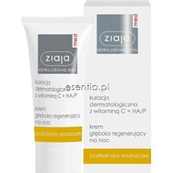Ziaja Med  witamina C, profilaktyka zmarszczek - Krem głęboko regenerujący na noc 50 ml