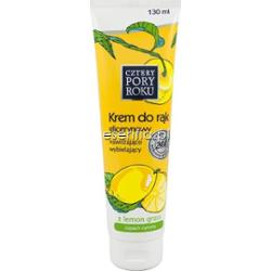 Cztery Pory Roku  Krem do rąk glicerynowy o zapachu cytryny 130 ml