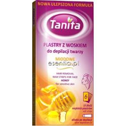 Tanita  Miodowy wosk do depilacji twarzy w plastrach op. / 12 plastrów