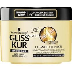Gliss Kur  Maseczka wzmacniająca strukturę włosów Ultimate Oil Elixir 200 ml