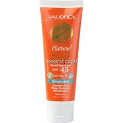 Aubrey Organics  Natural Sun Mleczko do opalania dla skóry wrażliwej SPF 45 118 ml