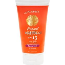 Aubrey Organics  Natural Sun Mleczko ochronne do twarzy SPF 15 68 ml