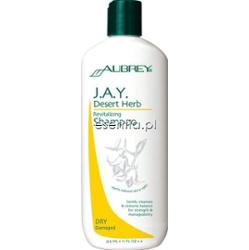 Aubrey Organics  J.A.Y. Odżywczy szampon do włosów z wyciągiem z pustynnych roślin 325 ml lub 473 ml