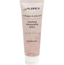 Aubrey Organics  Lotion do rąk i ciała z kolagenem i migdałami 89 ml lub 237 ml