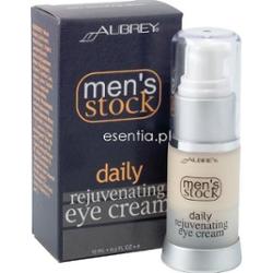 Aubrey Organics  Men's Stock Odmładzający krem pod oczy dla mężczyzn 15 ml