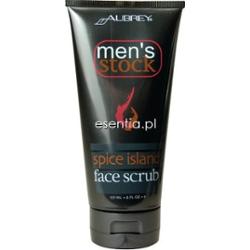 Aubrey Organics  Men's Stock Spice Island Scrub do twarzy 177 ml