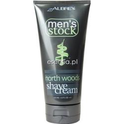 Aubrey Organics  Men's Stock North Woods Krem do golenia 177 ml
