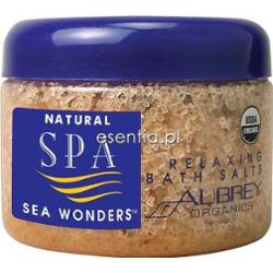 Aubrey Organics  Natural Spa Sea Wonders Relaksująca sól morska do kąpieli 355 ml
