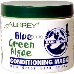 Aubrey Organics  Naprawcza maska do włosów zniszczonych z wyciągiem z niebieskich alg i masłem shea 118 ml