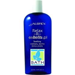 Aubrey Organics  Relax-R-Bath Relaksująca ziołowa emulsja do kąpieli 237 ml lub 473 ml