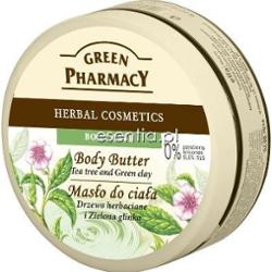 Green Pharmacy  Masło do ciała Drzewo herbaciana i Zielona glinka 200 ml