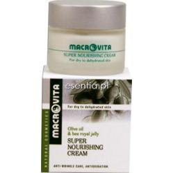 Macrovita  Przeciwzmarszczkowy krem super odżywczy z bio-oliwą z oliwek i bio-mleczkiem pszczelim 40 ml