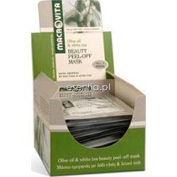 Macrovita  Oczyszczająca maseczka do twarzy z bio-oliwą z oliwek i białą herbatą 15 ml