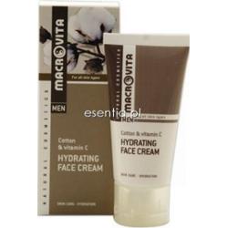 Macrovita  Men Nawilżający krem do twarzy dla mężczyzn z bawełną i witaminą C 50 ml
