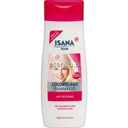Isana Hair Szampon Colorglanz nadający połysk do włosów farbowanych 400 ml