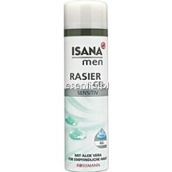 Isana  Men Żel do golenia Sensitive 200 ml