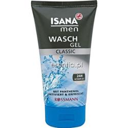 Isana  Men Żel do mycia twarzy Classic 150 ml