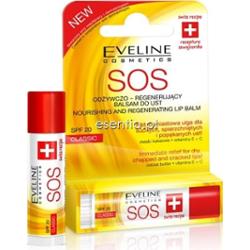 Eveline  SOS Odżywczo - regenerujący balsam do ust Classic - wanilia 