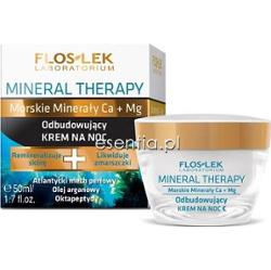 Flos-Lek  Anti-Aging Mineral Therapy Odbudowujący krem na noc 50 ml